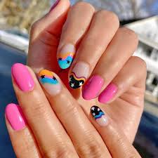 30 super bright neon nail ideas that