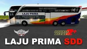 9 gambar livery bus simulator indonesia terbaik. Laju Prima Double Decker Sdd Link Deskripsi Bussid V 2 6 Youtube