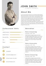 Create a professional resume in minutes. Professional Resume Format With Professional Skills Powerpoint Templates Download Ppt Background Template Graphics Presentation