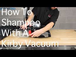 how to shoo with a kirby vacuum