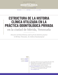 pdf estructura de la historia clínica