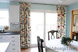 Curtain Fabric Kitchen Sliding Doors