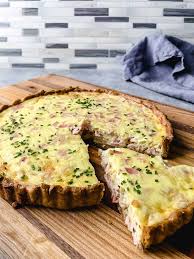 ham and cheese quiche simple and