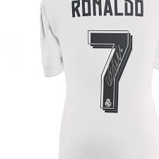 Check out our real madrid jersey selection for the very best in unique or custom, handmade pieces from our men's clothing shops. Cristiano Ronaldo Signed Real Madrid Home Shirt 2015 2016 Charitystars
