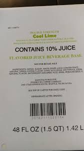 starbucks cool lime refresher juice