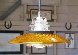 Glass Insulator Lights By Railroadware