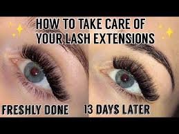 how to take care of your lash extension