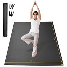 yescom large exercise mat 6 x4 x6mm non