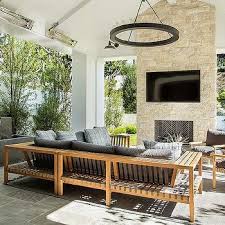 Outdoor Fireplace Tv Niche Design Ideas