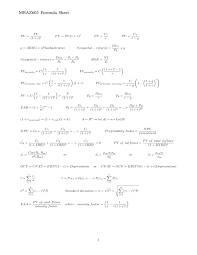 Formula Sheet 2023