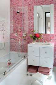 Pink Bathroom Tiles Contemporary