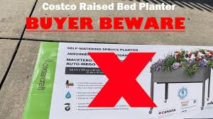 costco self watering raised bed planter