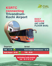 ksrtc connecting trivandrum kochi airport