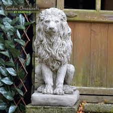 Lion Large Garden Statue Onefold Ltd
