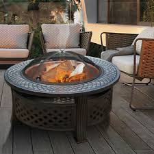 Use a terracotta pot to create this inexpensive, warm tabletop fire pit to enjoy your evenings. Round Fire Pit Xl Large Outdoor Garden Firepit Table Heater Bbq Brazier Grill Ebay