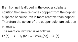 copper sulp solution change