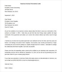 termination letter template 21 free