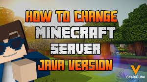 your minecraft server java version