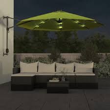 Wall Mounted Parasol With Leds Apple
