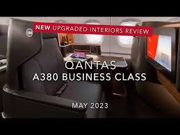 qantas a380 business cl trip report