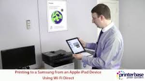 Samsung m262x 282x series dateiname: Printing From Apple Ipad Iphone Ipod Touch To A Samsung Printer Via Wi Fi Direct Youtube