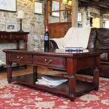 Belarus Coffee Table In Mahogany With 2