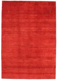 gabbeh rug in red