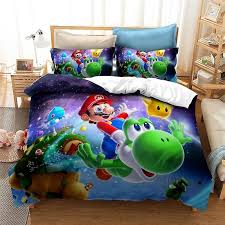 Home Textile 3d Mario Bro Bedding Sets