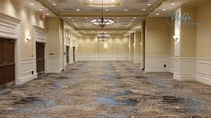 open atrium hotel custom carpet