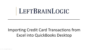 importing credit card transactions into