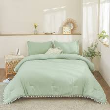 bedbay sage green comforter set