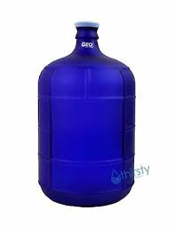 Blue 3 Gallon Glass Water Bottle