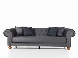 chester 3 seater sofa gray by furnia