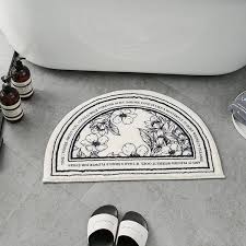 kae bathroom rugs half round bath