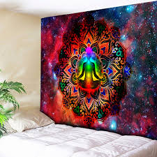 Starry Night Galaxy Decor Psychedelic