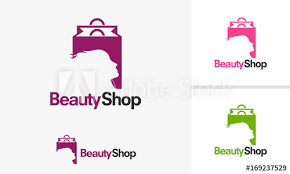 Beauty Shop Logo Designs Women Shop Logo Template Vector
