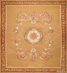 large antique french aubusson carpet