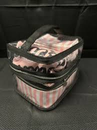 victoria secret 4pc set beauty bag pink