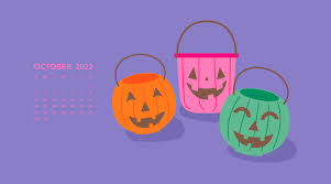october 2022 halloween bucket calendar