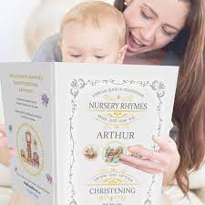 personalised christening gift book of