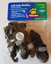 Set Of 4 Top Paw Soft Sole Dog Booties Pet Protector Walking Shoes Boots Xxs S Ebay