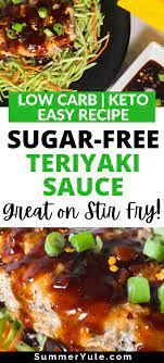 low sugar teriyaki sauce recipe
