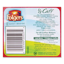 smucker s folgers coffee half caff