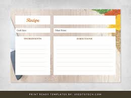 Click the download now button to add this file to your desktop. Fancy 4 X 6 Recipe Card Template For Word Used To Tech