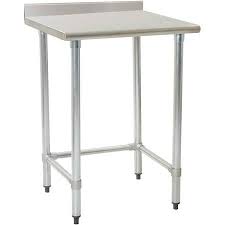 Stainless steel work tables with undershelf. 30 X 36 Open Base 14 Gauge Stainless Steel Work Table Spec Master By Eagle Group