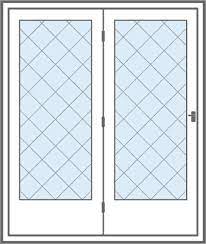 Hinged Patio Doors Fiberglass By