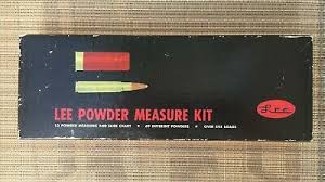 Powder Measures Scales Slide Chart