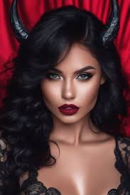 women demonic halloween costume