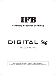 ifb digital user manual pdf