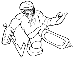 free nhl coloring pages clip